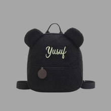 Lade das Bild in den Galerie-Viewer, Teddy Rucksack mit Namen Children Travel Bear Shaped Shoulder Backpack - Bestickt