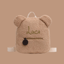 Load image into Gallery viewer, Kids Teddy Children Travel Shopping Bag Backpacks Bear Shaped - personalized