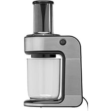 Lade das Bild in den Galerie-Viewer, WMF Kult X Gemüsenudeln Spiralschneider elektrisch, Zoodle Maker, Zucchini Nudeln Schneider, 3 Schneideinsätze und Auffangbehälter