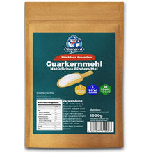 Lade das Bild in den Galerie-Viewer, Hochwertiges Guarkernmehl 1 KG - Guar Gum Powder geeignet fĂĽr Keto & Low Carb - Bindemittel Verdickungsmittel E412 Pulver - Guarkern Mehl 1000 g
