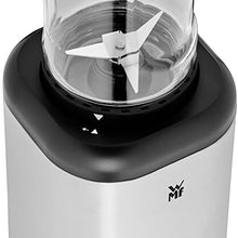 Lade das Bild in den Galerie-Viewer, WMF Kult X Mix & Go Mini Smoothie Maker, Standmixer, Blender elektrisch, Shake Mixer 300 Watt, Tritan-Kunststoff Flasche, Silber