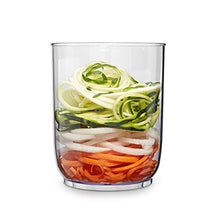 Lade das Bild in den Galerie-Viewer, WMF Kult X Gemüsenudeln Spiralschneider elektrisch, Zoodle Maker, Zucchini Nudeln Schneider, 3 Schneideinsätze und Auffangbehälter