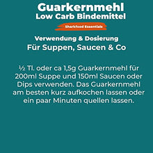 Lade das Bild in den Galerie-Viewer, Hochwertiges Guarkernmehl 1 KG - Guar Gum Powder geeignet fĂĽr Keto & Low Carb - Bindemittel Verdickungsmittel E412 Pulver - Guarkern Mehl 1000 g