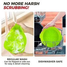 Lade das Bild in den Galerie-Viewer, Silikonform für Heißluftfritteuse 20cm Air Fryer Silikon Pot Liners Wiederverwendbar anstelle Airfryer Backpapier Pergamentpapier, Heißluftfritteuse Zubehör Geeignet für Ninja,Tefal,COSORI(5,5-7,5l)