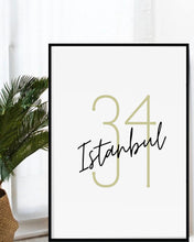 Load image into Gallery viewer, Minimalistisches Typografieposter "M E M L E K E T" No. 1