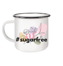 Lade das Bild in den Galerie-Viewer, Sugarfree AF Tasse Keto Lowcarb Becher - Emaille