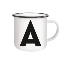 Lade das Bild in den Galerie-Viewer, Kinder Becher - personalisiert mit Namen - Emaille Tasse Kids