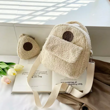 Load image into Gallery viewer, 2in1 cute Travel Shopping Bag Backpacks Crossbody Bag with cute Portemonnaie - personalized