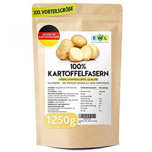 Lade das Bild in den Galerie-Viewer, Kartoffelfasern 1250g XXL Vorteilspack Kartoffelfaser aus deutschen Kartoffeln I kontrolliert und abgefüllt in Deutschland I Kartoffelmehl Kartoffelfasermehl 1,25kg

