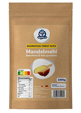 Lade das Bild in den Galerie-Viewer, Premium Mandelmehl 1 KG - fein gemahlen, naturbelassen &amp; nicht entölt, aus blanchierten Mandeln (weiß) - Low Carb &amp; Keto geeignet - Vollfett zum Backen &amp; Kochen - 1000 g
